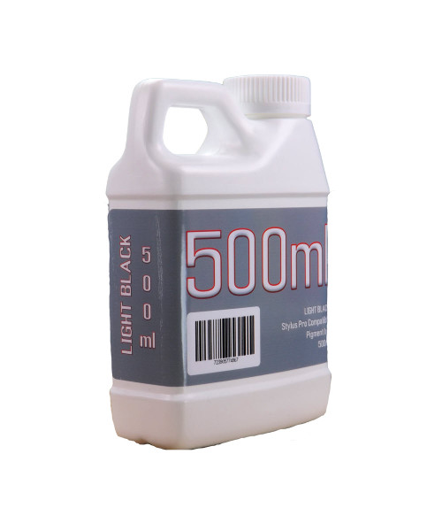 Light Black 500ml Bottle Compatible UltraChrome HDR Pigment Ink Epson Stylus Pro 7890 9890 Printers