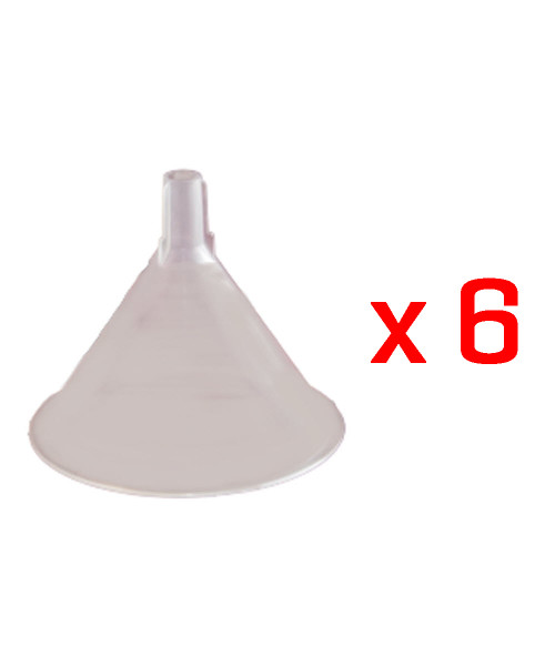 6- Small Funnels for filling ink bottles or ink  cartridges