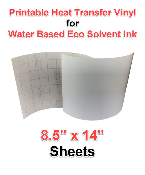 Printable Heat Transfer Vinyl for Eco Solvent Water Based Ink