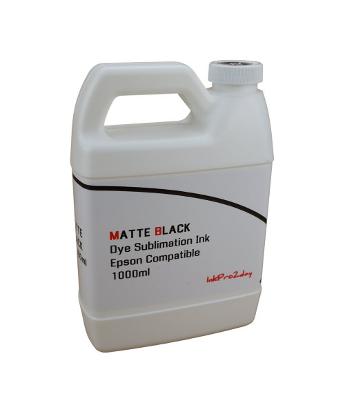 Matte Black 1000ml Bottle Dye Sublimation Ink for EPSON SureColor T3000 T5000 T7000 Printers 