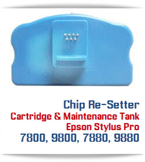 Chip Re-setter Compatible with Epson Stylus Pro 7800, 9800, 7880, 9880 printer Cartridge and Maintenance Tanks