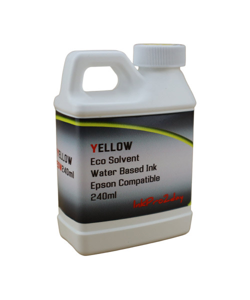 Yellow Water Based Eco Solvent Ink for Epson WorkForce Pro WF-7310 WF-7820 WF-7840 Printers