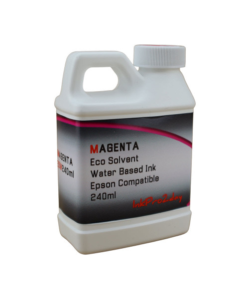 Magenta Water Based Eco Solvent Ink 240ml Bottle for Epson EcoTank ET-15000 Printer