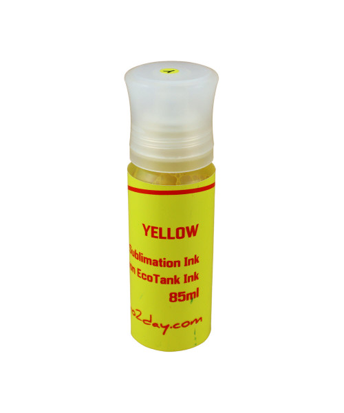 Yellow 85ml Bottle Dye Sublimation Ink for Epson EcoTank ET-16600 ET-16650 Printer