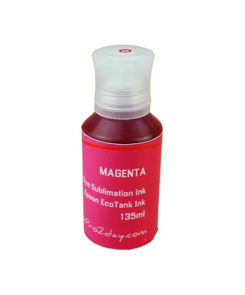 Magenta Dye Sublimation Ink 135ml Bottle for Epson SureColor F570 Printer