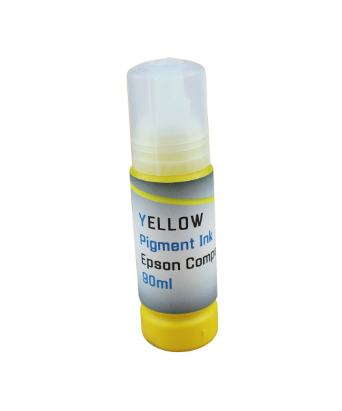 Yellow Pigment Ink 90ml Bottle for Epson EcoTank ET-15000 Printer
