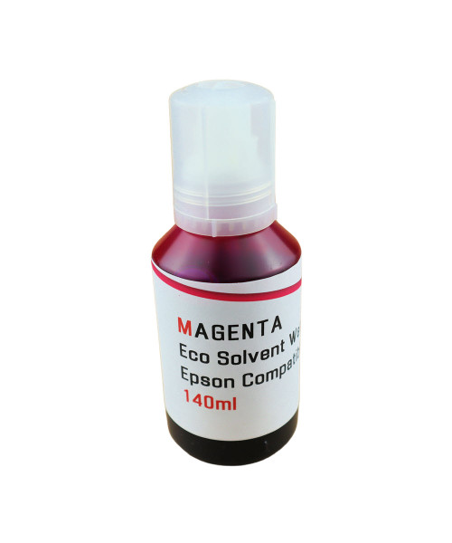 Magenta Water Based Eco Solvent Ink Bottle 140ml for Epson EcoTank ET-15000 Printer