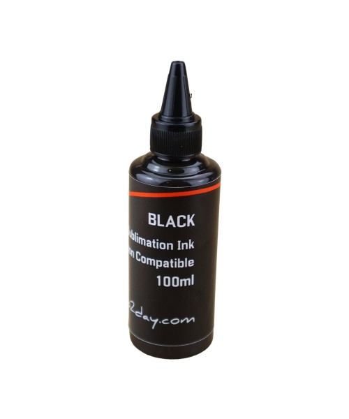 Black 100ml bottle Dye Sublimation Ink for Epson WorkForce WF-7210, WorkForce WF-7710, WorkForce WF-7720 Printers