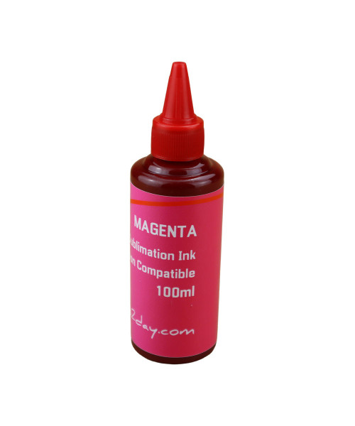 Magenta 100ml Bottle Dye Sublimation Ink for Epson WorkForce WF-7110, WorkForce WF-7610, WorkForce WF-7620 Printers