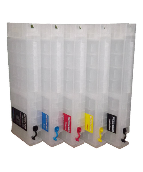 5 Empty Refillable Cartridges for EPSON SureColor T3270 T5270 T7270 Printers