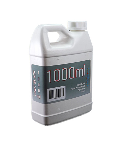 Light Black 1000ml Bottle Compatible UltraChrome HDR Pigment Ink for Epson Stylus Pro 7890 9890 Printers
