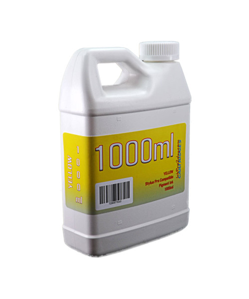 Yellow 1000ml Bottle Compatible UltraChrome K3 Pigment Ink for Epson Stylus Pro 4800 Printers
