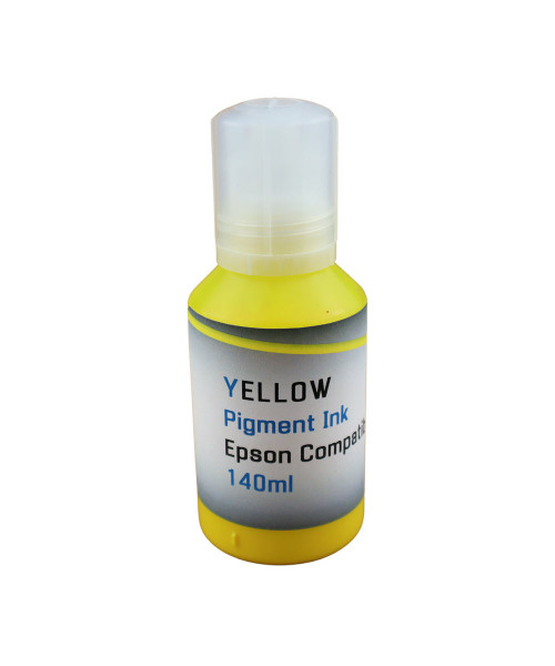 Yellow Pigment Ink 140ml Bottle for Epson EcoTank ET-2840 Printer
