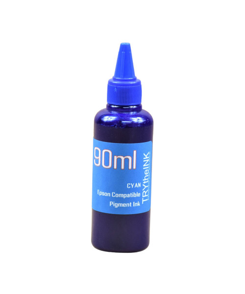 Cyan 90ml bottle Pigment Ink for Epson WorkForce WF-2630 WF-2650 WF-2660 Printers
