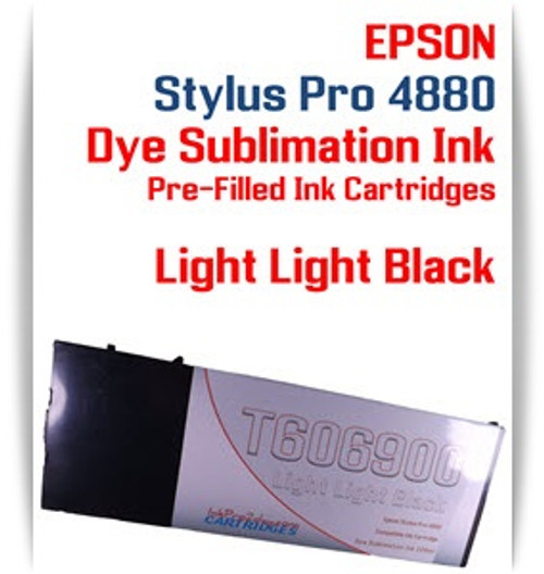 Light Light Black Epson Stylus Pro 4880 Dye Sublimation Ink Cartridge 220ml