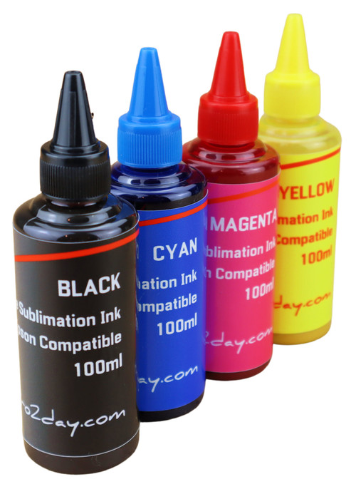 Dye Sublimation Ink For Epson Workforce Pro Wf 7310 Wf 7820 Wf 7840 Printers 4 100ml Bottles 7019