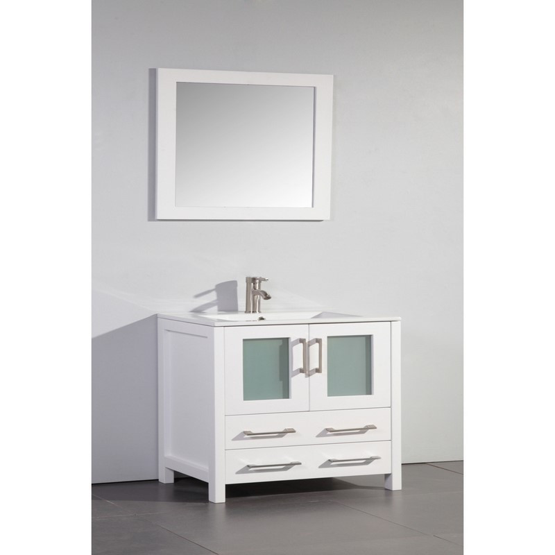 36" Modern Single Sink Vanity Set - Thumbnail 3