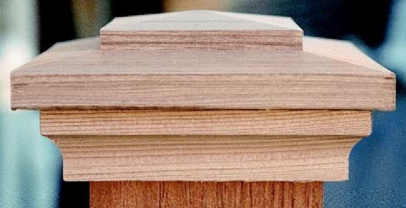 Nantucket Post Cap Harbor Style Slip Over Post Cap HM4