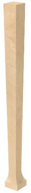 29" Petite Pagoda Leg Hard Maple 2.5" SQ. X 29" H