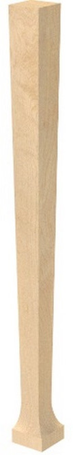 29" Pagoda Leg Hard Maple 2.5" SQ. X 29" H