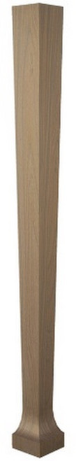 29" Pagoda Leg Walnut 2.5" SQ. X 29" H