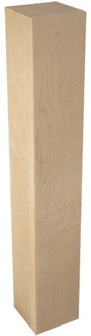 3" x 18" Square Leg Hard Maple 3" SQ. x 18" H