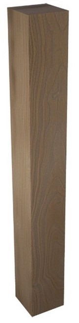 3" x 24" Square Leg Walnut 3" SQ. x 24" H