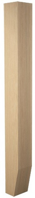 3" X 29" Bevel Cut Leg Cherry 3" SQ. X 29" H