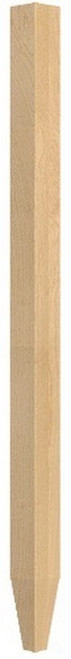 2" Square Island Column w/Foot Alder 2" SQ. X 35.25" H