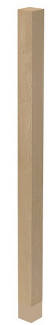 2" x 35.25" Square Leg with Gold Sleeve Alder 2" SQ. x 35.25" H