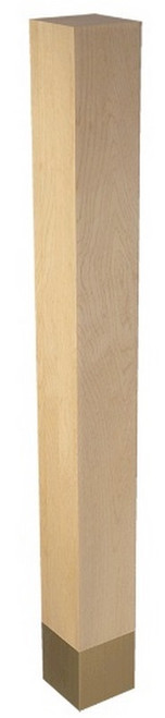 3" X 29" SQ. Leg with Warm Bronze Sleeve Alder 3" SQ. X 29" H