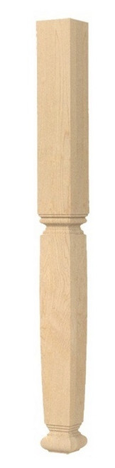 Square English Estate Bar Column Cherry 3.75" SQ. X 40.625" H