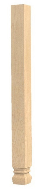 Kensington Island Column Hard Maple 3" SQ. X 35.25" H