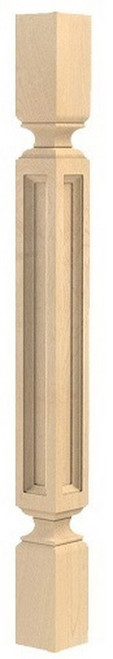Small Madeline Island Column Red Oak 3" SQ. X 35.5" H