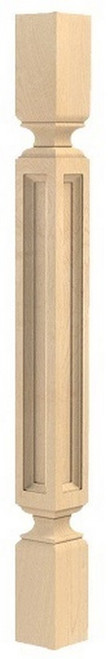 Small Madeline Island Column Hard Maple 3" SQ. X 35.5" H