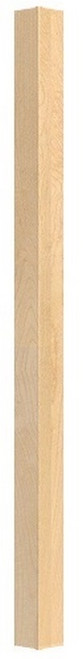 2 Inch Square Island Column Hickory 2" SQ. X 35.25" H