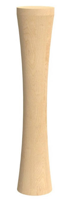 29" Shoin Round Pedestal Leg Hard Maple 4.875" Diam. X 29" H