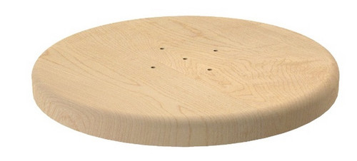 12" Round Base Red Oak 12" Diam. X 1" T