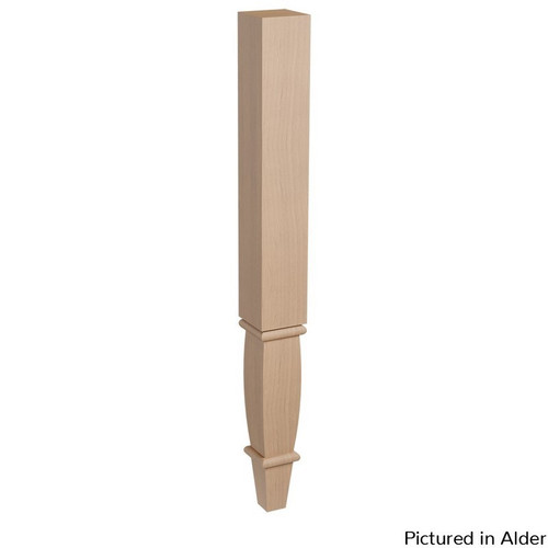 35.25" Wright Column Alder 3.5" Square x 35.25" H