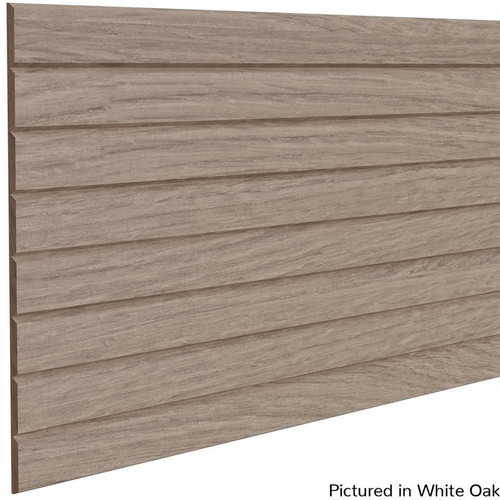 3/4" Bevel Slat Tambour White Oak 12" W x .219" T x 96" L