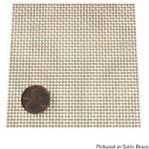 Fine Wire Mesh for Decorative Wire Grilles 41" L x 48" W Satin Brass