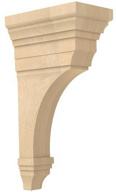 Large Arts & Crafts Corbel Alder 4.5" W X 7.5" D X 14" L