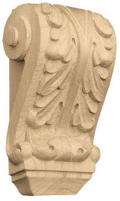 Petite Acanthus Corbel Cherry 3" W X 2" D X 5" L