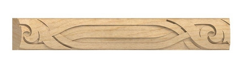 Nouveau Light Rail Insert Hard Maple .72" H X .20" T X 96" L