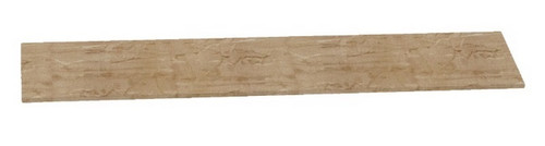 12" x 60" Flat Rustic Hand Scraped Shelf, Red Oak 12" X 60" X .75"