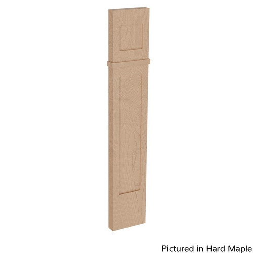 Arts & Crafts Pilaster Hard Maple 6.375" W x 1.625" T x 34.5" H