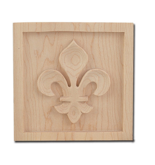 Castlewood - SY-1001-M - Fleur-D-Lis Rosette - Maple