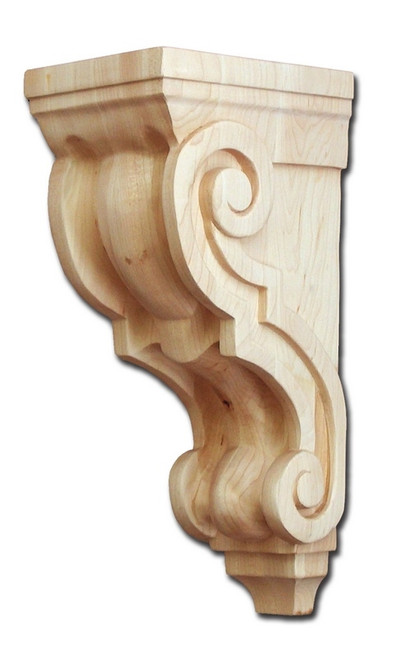 Castlewood - SY-CA-09-S-B - Traditional Scroll Corbel - Birch