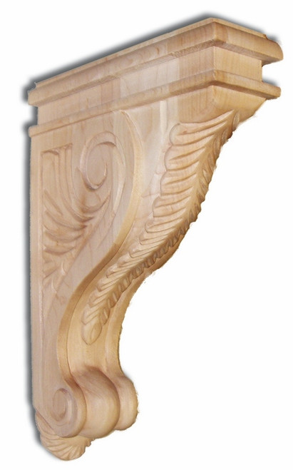 Castlewood - SY-CA-221-R - Acanthus Corbel - Red Oak