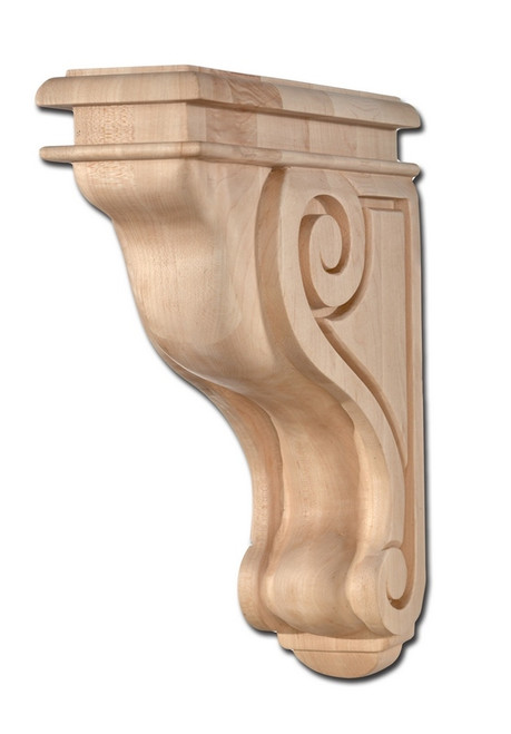 Castlewood - SY-CA-225-M - Traditional Scroll Corbel - Maple